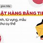 Kiện Hàng Trong Tiếng Anh