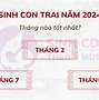 Tuổi Thân 1980 Sinh Con Năm 2024